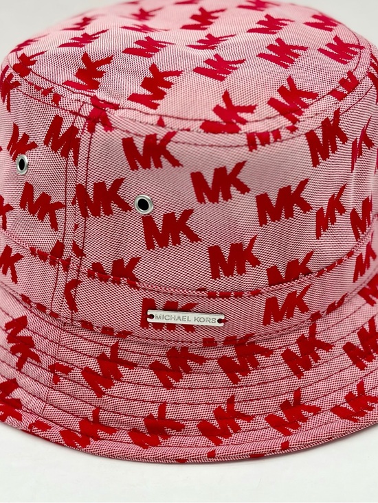Michael Kors Pink MK Logo Bucket Hat main image 10